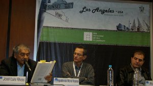 Jose-Luis Riva, Agustin del Moral y Ramon Aguirre