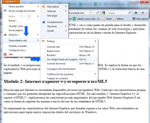 Como ver la vista de código en Firefox