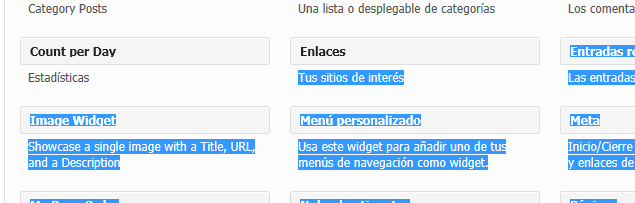 Problema: No permite arrastrar