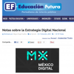 Notas sobre la estrategia digital nacional