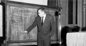 Salón de cátedra. Xalapa, Ver. ca. 1963.