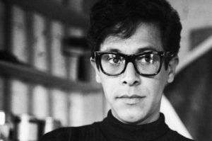 Fernando Vilchis, artista plástico y director de la Unidad Interdisciplinaria de Investigaciones Estéticas y de Creación Artística, Xalapa, Ver. ca. 1969. Fotografía: Francisco Beverido Pereau.