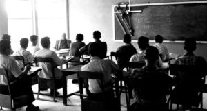 Estudiantes de la Facultad de Ingeniería. Veracruz, Ver. ca. 1966.