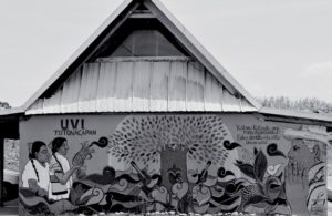 Vista lateral de un edificio de la uvi Sede Totonacapan, 2017. Col. Archivo de la UVI. Sede Totonacapan.