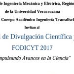 Imagen VII Foro Nacional de Divulgación Científica y Tecnológica, FODICYT 2017