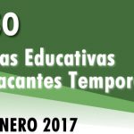 Imagen A V I S O.  EXPERIENCIAS EDUCATIVAS VACANTES TEMPORALES PERIODO AGOSTO 2016–ENERO 2017