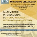 Imagen 3er. SEMINARIO  INTERNACIONAL DE TEORÍA, HISTORIA Y CRÍTICA DE LA ARQUITECTURA