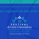 Imagen Programa III Festival de Coros Universitarios. Voces por la paz