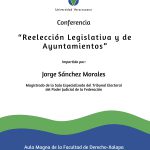 Imagen Conferencia «Reelección Legislativa y de Ayuntamientos»
