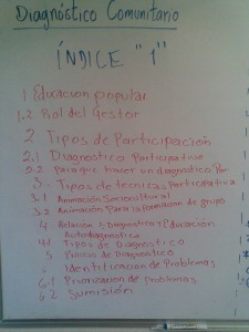 Índice uno Índice uno