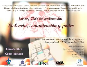CURSO VIOLENCIA, COM Y PODER