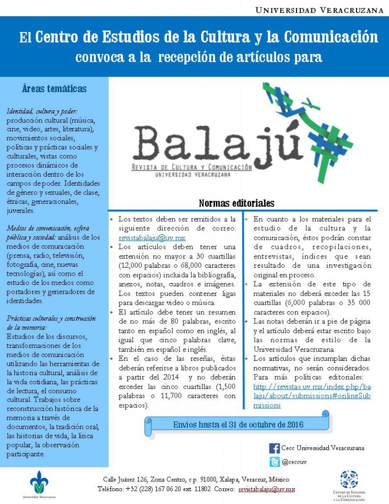 Convocatoria para publicar 2