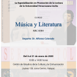 Imagen Curso intersemestral: Música y Literatura