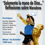 Imagen Conversatorio «Solamente la mano de Dios…» Reflexiones sobre Maradona.