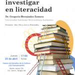 Imagen Conferencia Qué y cómo investigar en literacidad