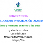 Imagen Convocatoria VIII Coloquio de Investigación en Artes: Archivo y memoria