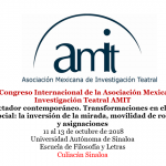 Imagen XXIV Congreso Internacional de la Asociación Mexicana de Investigación Teatral