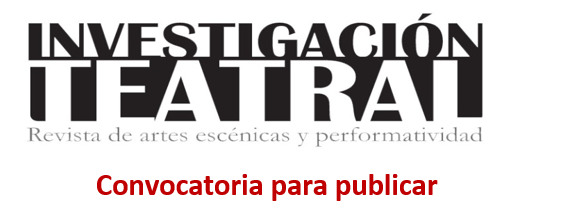 Imagen Convocatoria para publicar en la revista Investigación Teatral