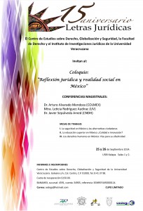 Coloquio "Reflexión Jurídica y realidad social en México"