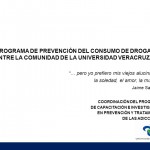 Imagen Programa Sobre Prevención del Consumo de Drogas en la Comunidad Estudiantil UV