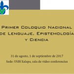 Imagen Primer Coloquio Nacional de Lenguaje, Epistemología y Ciencia.