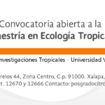 Imagen Convocatoria abierta a la Maestría en Ecología Tropical 2022