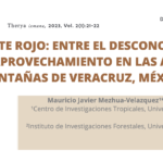 Imagen Artículo del estudiante Mauricio Javier Mezhua-Velazquez  estudiante de la Maestría en Ecología Tropical