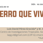 Imagen Artículo del estudiante Luis David Pérez Gracida, estudiante de la Maestría en Ecología Tropical