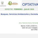 Imagen Optativa Semestre Febrero- Julio 2025 Bosques, Servicios Ambientales y Sociedad-II