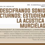 Imagen Publican artículo de divulgación sobre la importancia de la acústica en el estudio de murciélagos