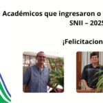 Imagen Académicos  de CITRO que ingresaron o conservaron su nivel SNI – 2025