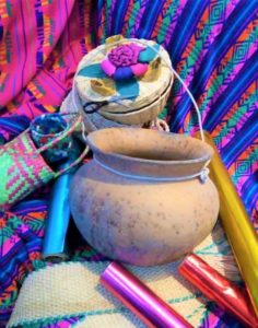 "Preparando la piñata con chichapal huasteco"