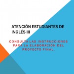 Imagen Entrega de tarea integradora Inglés III