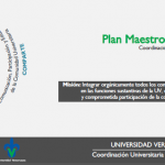 Imagen Cartel del Plan Maestro para la Sustentabilidad