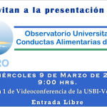 Imagen Presentación del Observatorio Universitario de Conductas Alimentarias de Riesgo (FARO)
