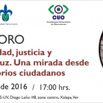 Imagen Foro «La seguridad, justicia y legalidad en Veracruz. Una mirada desde los observatorios ciudadanos»