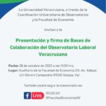 Imagen Invitación a la presentación del Observatorio Laboral Veracruzano