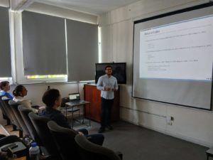 Heber Ávalos Viveros presentando