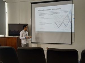 Mtro. Alejandro Najani León Gómez presentando