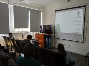 Mtro. Emmanuel Morales García presentando