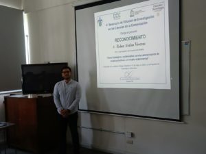 Heber Ávalos Viveros presentando