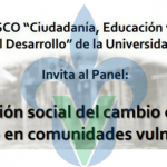 Imagen Cátedra UNESCO La dimensión social del cambio climático