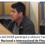 Imagen Estudiante del DCEB obtuvo 1er Lugar en Congreso de Fitopatología