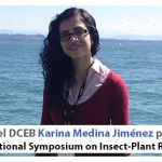 Imagen Estudiante del DCEB participó en el 15 th International Symposium on Insect-Plant Relationships