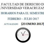 Imagen HORARIOS DE CLASES FEBRERO – JULIO 2017 (23 enero 2017)