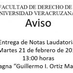 Imagen NOTAS LAUDATORIAS