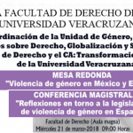 Imagen MESA REDONDA «VIOLENCIA DE GÉNERO EN MÉXICO Y ESPAÑA»