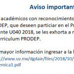 Imagen Programa Carrera Docente U040 2018