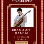 Imagen Ofrece Brandon García recital de  guitarra clásica en el Casino Jalapeño