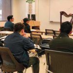 Imagen El arpista Iván Velasco impartió conferencias y talleres en varias ciudades de Texas